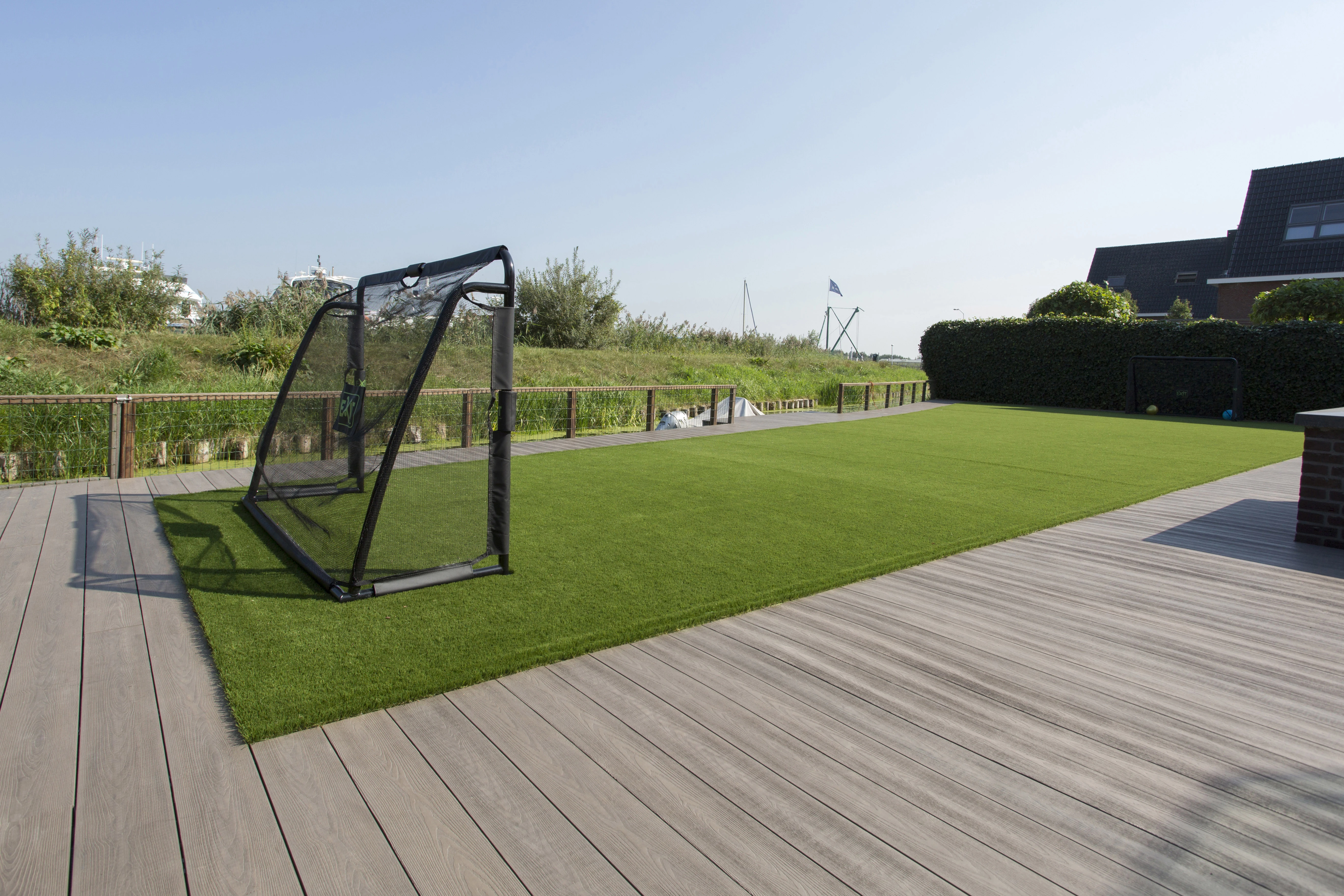 CarpGarant Vlonderplank Composiet 1.9 x 13.5 cm (19 x 135 mm) Vintage Massief Mixed Bruin - Lengte 3 - Afbeelding 2